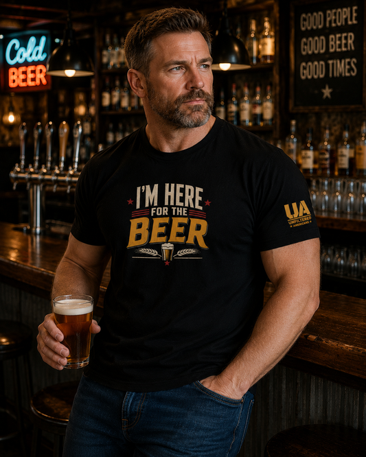 HERE FOR THE BEER