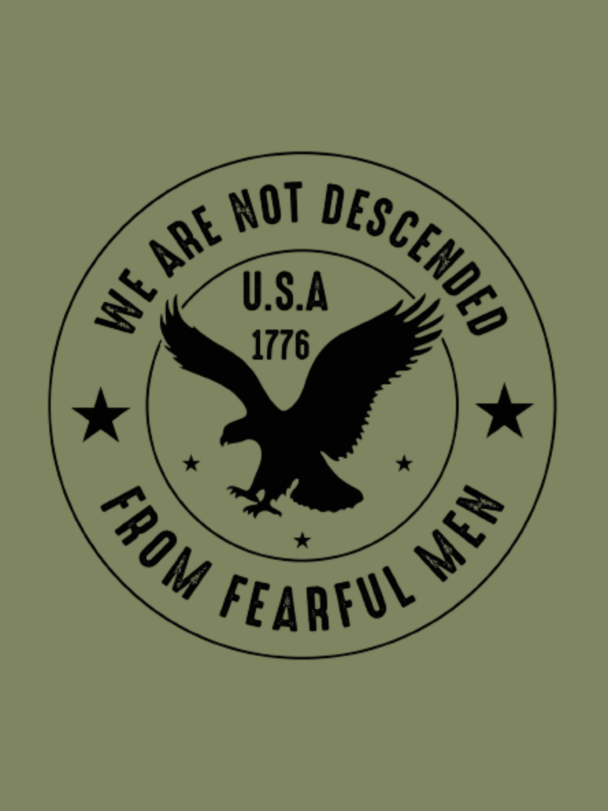 HOODIE - DESCENDED FROM PATRIOTS